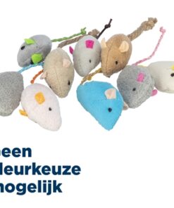 Kattenspeelgoed Muis Pluche Met Catnip 5 Cm