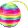 Kattenspeelgoed Ratelbal Stof 4,6 Cm 30 St