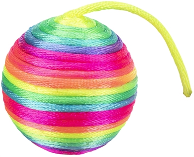 Kattenspeelgoed Ratelbal Stof 4,6 Cm 30 St