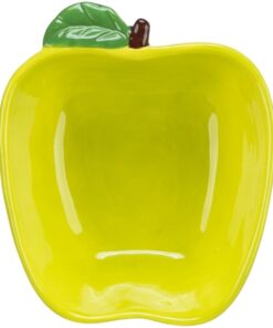 Voerbak Waterbak Appel Keramiek 12X11 Cm 180 Ml