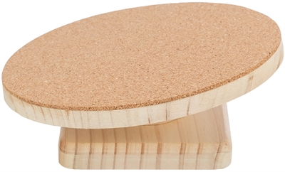 Loopschijf Hamsters Hout Kurk 22 Cm