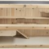 Knaagdierenverblijf Muizen / Grote Hamsters Hout 115X60X60 Cm