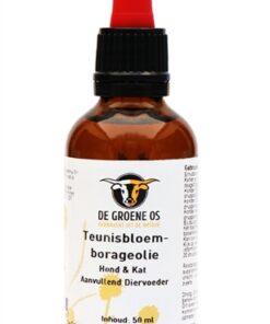 Groene Os Teunisbloem-Borageolie Hond / Kat 50 Ml