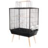 Vogelkooi Neo Jili Zwart 78X48X81/112 Cm