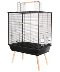 Vogelkooi Neo Jili Zwart 78X48X81/112 Cm