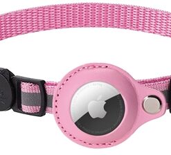 Halsband Kat Met Tag Houder Roze 19-26X1,5 Cm