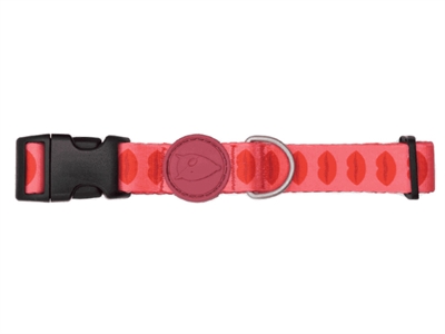 Halsband Gerecycled Lipstick Roze 30-42X1,5 Cm