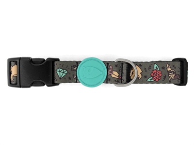 Halsband Hond Gerecycled Ink Tank Groen 30-42X1,5 Cm