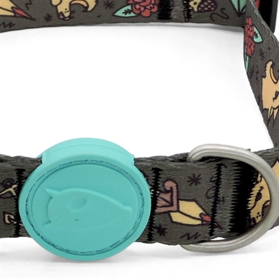 Halsband Hond Gerecycled Ink Tank Groen 37-58X2,5 Cm