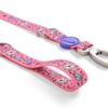 Hondenriem Verstelbaar Gerecycled Sweet Tweet Roze 75-230X1,5 Cm 4-20 Kg