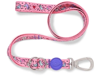 Hondenriem Verstelbaar Gerecycled Sweet Tweet Roze 65-200X2,5 Cm 20-80 Kg