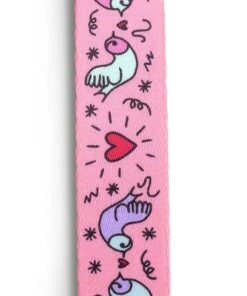 Hondentuig H-Tuig Gerecycled Sweet Tweet Roze 60-80X2,5 Cm