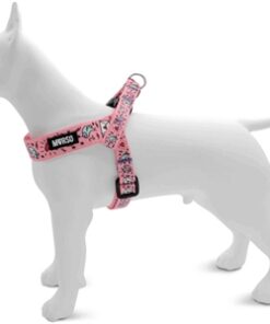 Mini Hondentuig Verstelbaar Gerecycled Sweet Tweet Roze 24-32X1,5 Cm