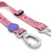 Honden Autogordel Gerecycled Sweet Tweet Roze 40-65X2,5 Cm Tot 80 Kg