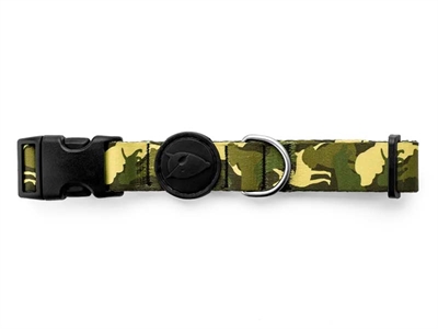 Halsband Hond Gerecycled Full Metal Dog Bruin 30-42X1,5 Cm