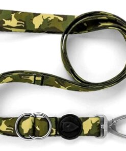 Hondenriem Verstelbaar Gerecycled Full Metal Dog Bruin 65-200X2,5 Cm 20-80 Kg