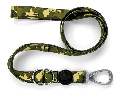 Hondenriem Verstelbaar Gerecycled Full Metal Dog Bruin 65-200X2,5 Cm 20-80 Kg