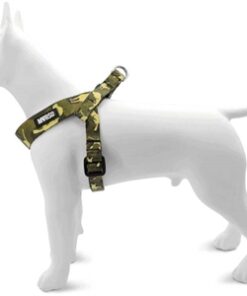 Mini Hondentuig Verstelbaar Gerecycled Full Metal Dog Bruin 24-32X1,5 Cm