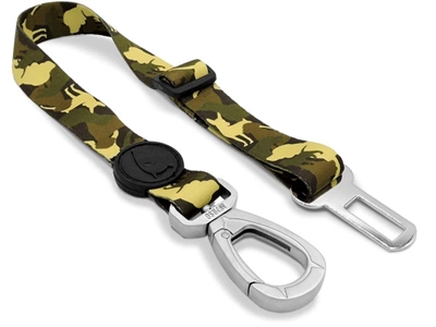 Honden Autogordel Gerecycled Full Metal Dog Bruin 40-65X2,5 Cm Tot 80 Kg