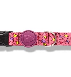 Halsband Hond Gerecycled Pink Think Roze 30-42X1,5 Cm