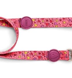 Hondenriem Gerecycled Pink Think Roze 120X1,5 Cm Tot 6 Kg