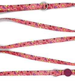Hondenriem Verstelbaar Gerecycled Pink Think Roze 75-230X1,5 Cm 1-4 Kg