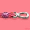 Hondenriem Verstelbaar Gerecycled Pink Think Roze 75-230X1,5 Cm 4-20 Kg