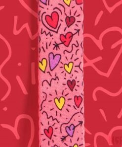 Hondenriem Verstelbaar Gerecycled Pink Think Roze 65-200X2,5 Cm 20-80 Kg