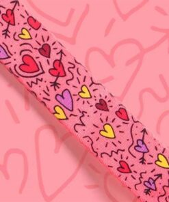 Hondentuig H-Tuig Gerecycled Pink Think Roze 70-100X2,5 Cm