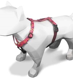 Hondentuig H-Tuig Gerecycled Pink Think Roze 50-70X1,5 Cm