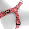 Mini Hondentuig Verstelbaar Gerecycled Pink Think Roze 29-38X2,5 Cm