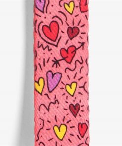 Mini Hondentuig Verstelbaar Gerecycled Pink Think Roze 32-41X2,5 Cm