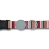Halsband Hond Gerecycled Skyline Rood / Roze 30-42X1,5 Cm