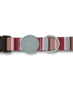 Halsband Hond Gerecycled Skyline Rood / Roze 30-42X1,5 Cm