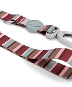 Hondenriem Verstelbaar Gerecycled Skyline Rood / Roze 75-230X1,5 Cm 4-20 Kg
