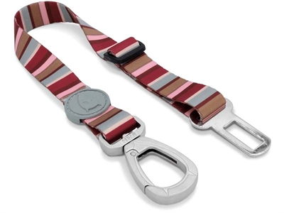 Honden Autogordel Gerecycled Skyline Rood / Roze 40-65X2,5 Cm Tot 80 Kg