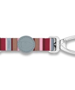 Key Cord Sleutelhanger Gerecycled Skyline Rood / Roze M