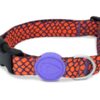 Halsband Hond Gerecycled Urban Lizard Rood 43-70X2,5 Cm