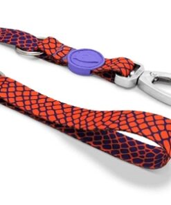 Hondenriem Verstelbaar Gerecycled Urban Lizard Rood 75-230X1,5 Cm 4-20 Kg