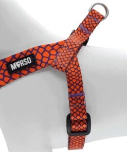 Mini Hondentuig Verstelbaar Gerecycled Urban Lizard Rood 29-38X2,5 Cm