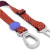 Honden Autogordel Gerecycled Urban Lizard Rood 40-65X2,5 Cm Tot 80 Kg
