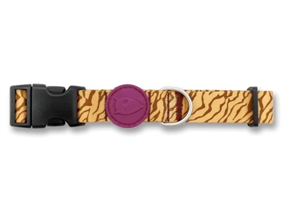 Halsband Hond Gerecycled Jungle Drum Oranje 30-42X1,5 Cm
