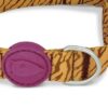 Halsband Hond Gerecycled Jungle Drum Oranje 37-58X2,5 Cm