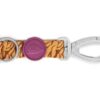 Hondenriem Verstelbaar Gerecycled Jungle Drum Oranje 75-230X1,5 Cm 1-4 Kg