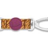 Key Cord Sleutelhanger Gerecycled Jungle Drum Oranje L