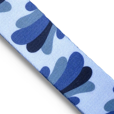 Halsband Hond Gerecycled Splash Blauw 43-70X2,5 Cm