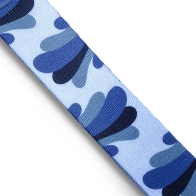 Hondenriem Verstelbaar Gerecycled Splash Blauw 65-200X2,5 Cm 20-80 Kg