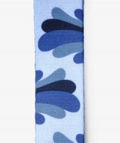 Mini Hondentuig Verstelbaar Gerecycled Splash Blauw 32-41X2,5 Cm