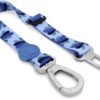 Honden Autogordel Gerecycled Splash Blauw 40-65X2,5 Cm Tot 80 Kg