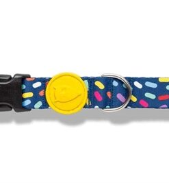 Halsband Hond Gerecycled Color Invaders Paars 30-42X1,5 Cm
